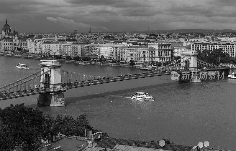匈牙利布达佩斯的铁链桥