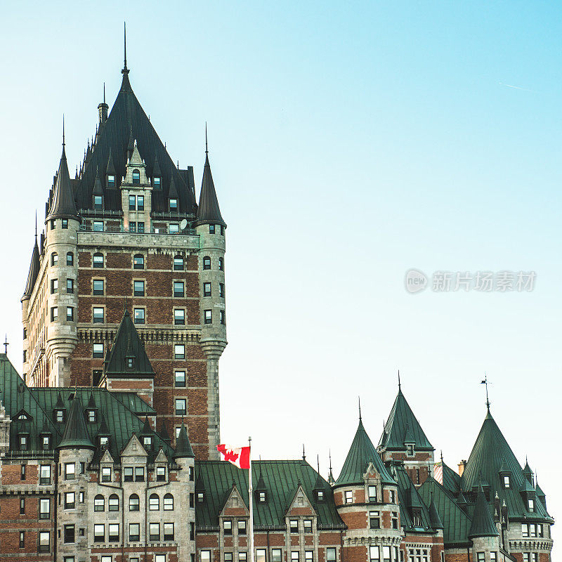 魁北克城城堡建筑外观