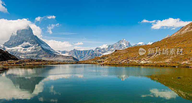 马特洪湖和里费尔湖(全景)-十三