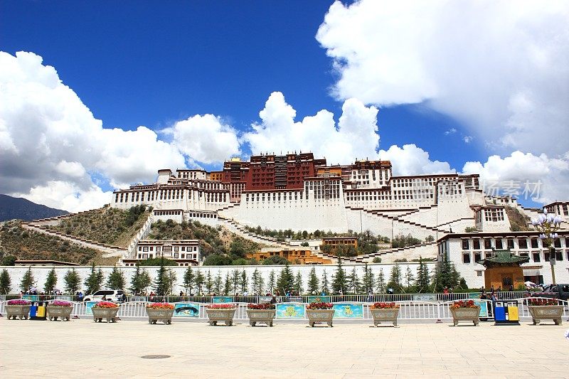 中国西藏的布达拉宫