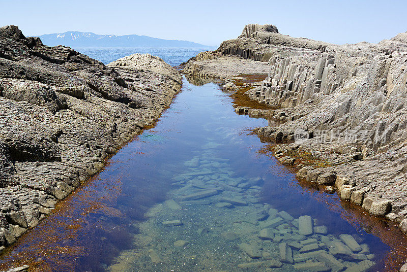 落基海岸海水