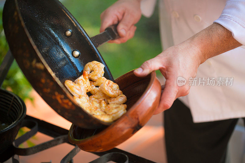 大蒜虾餐前小吃