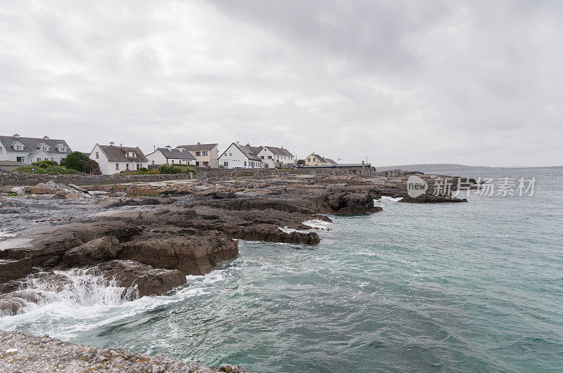 Galway湾的Aran岛海边