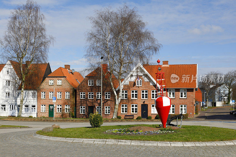 德国Glückstadt的砖砌建筑