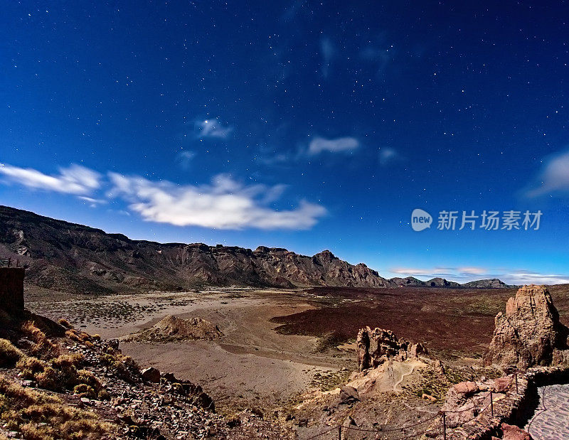 加那利群岛，泰德火山口的星空。