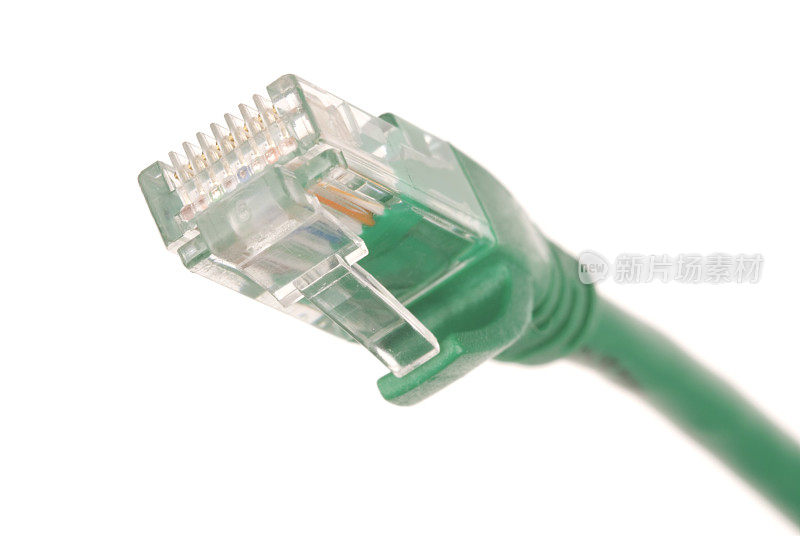 绿色网络电缆