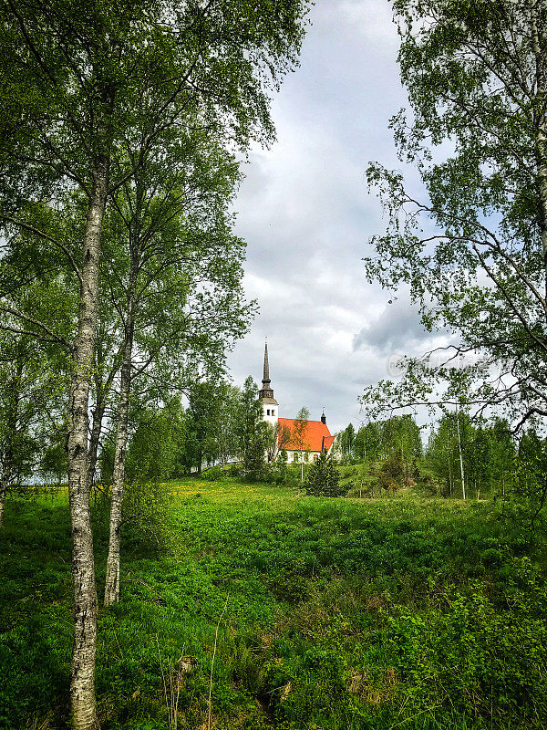 瑞典加斯特里克兰的Amot小教堂