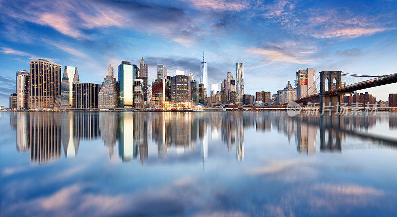 美国纽约市，曼哈顿，市中心，纽约市。