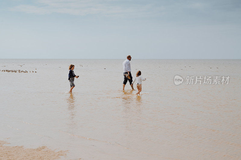 海景和爸爸