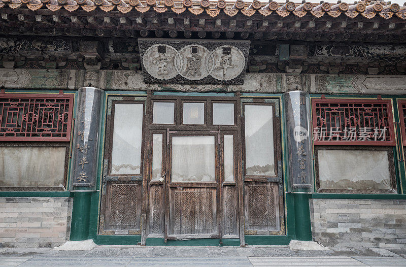 中国北京紫禁城的小房子