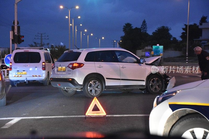 以色列'Gedera'路口发生交通事故