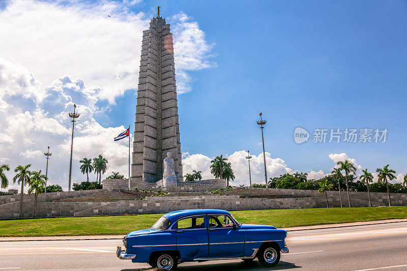 何塞·马蒂纪念碑，革命广场，哈瓦那，古巴