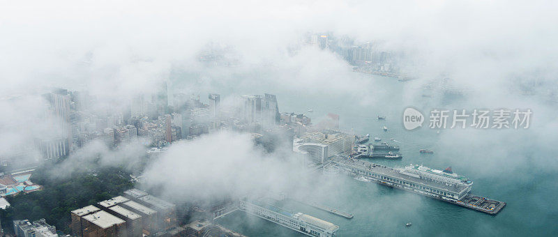 港岛鸟瞰图