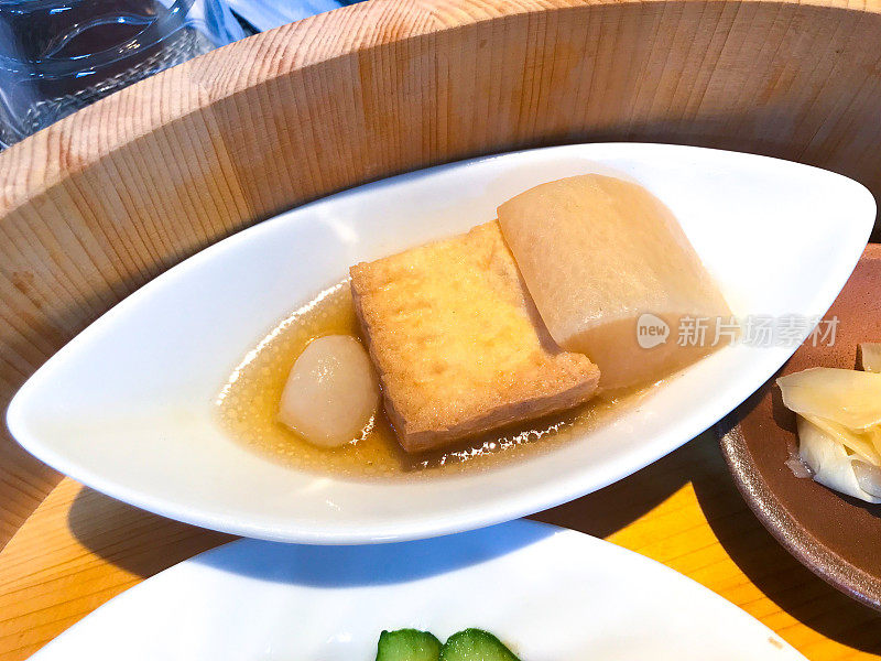 横滨和食餐厅的一道菜