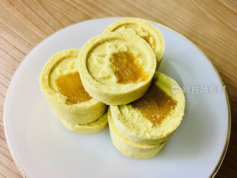 榴莲馅米粉饼干