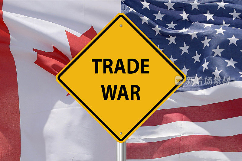 贸易战，美国，加拿大，国旗危机，关税