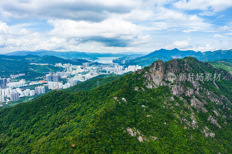 香港狮子山山顶上的石头