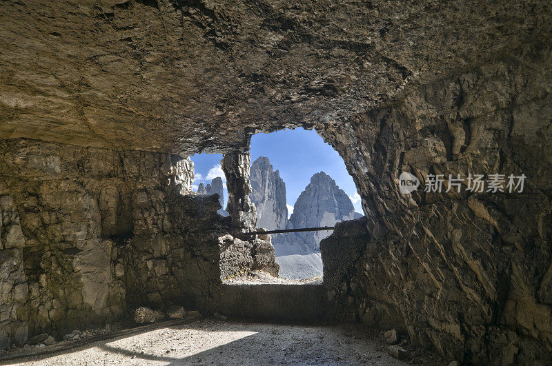 第一次世界大战意大利前线的位置，Dolomites