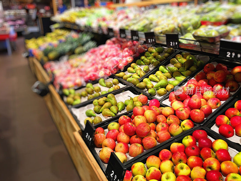 农贸市场水果超市购物