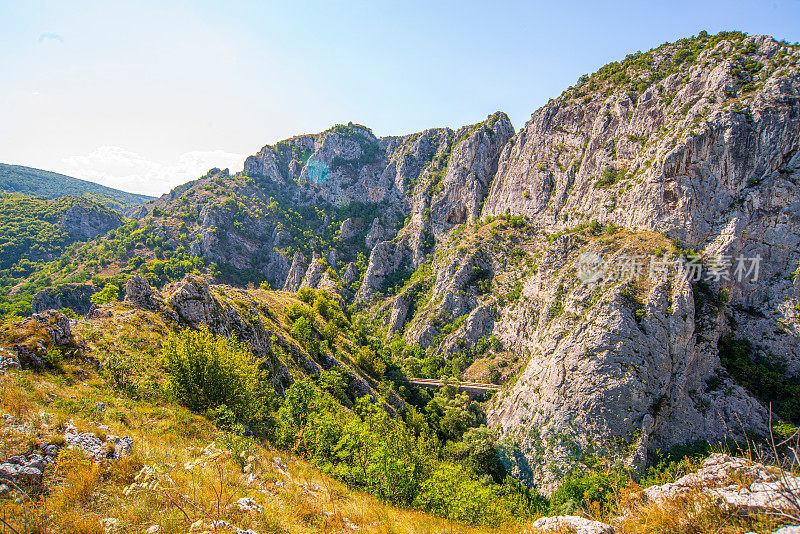 塞尔维亚东部的巴尔干山脉景观