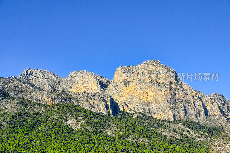 光秃秃的山