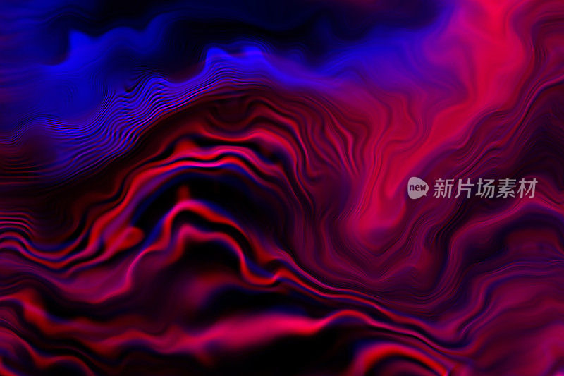 大理石故障超宇宙WEB3霓虹棱镜红色海蓝色抽象背景未来主义激光LED浅紫色漩涡超现实图形熔岩漩涡照亮发光墨水Ombre玛瑙图案蒸汽活力幻想变形夜总会电纹理特写