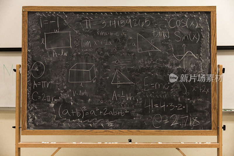 黑板上的数学公式