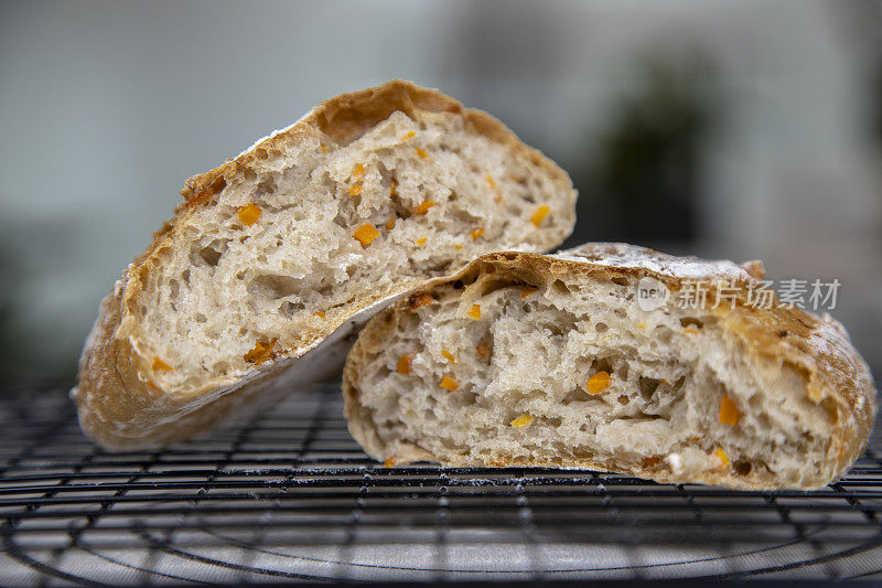 自制手工面包:胡萝卜荞麦面包