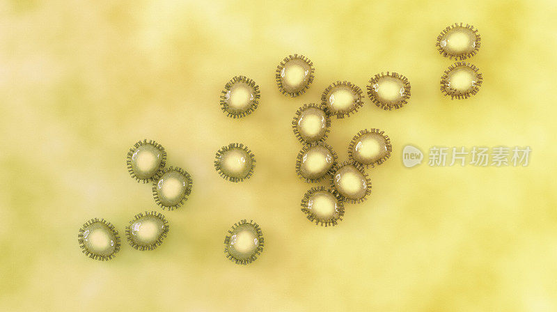 N1H1病毒颗粒