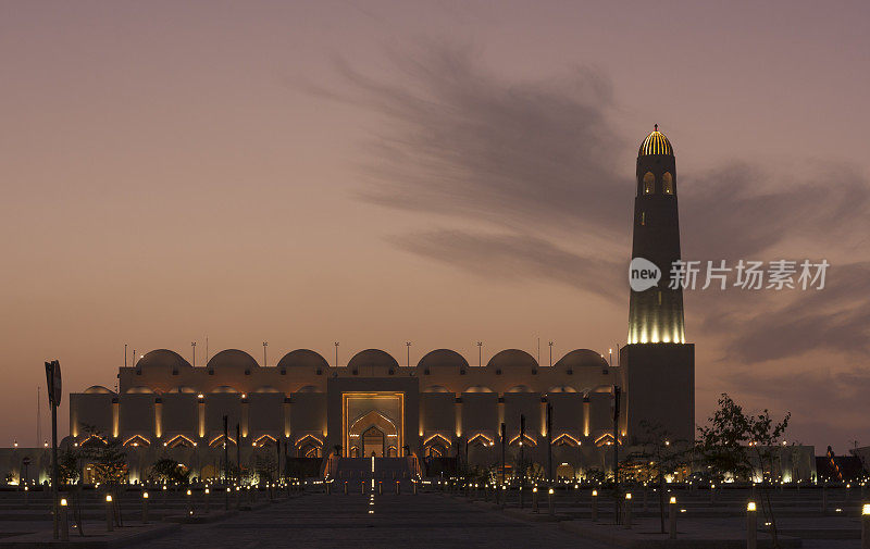 卡塔尔多哈的国家清真寺