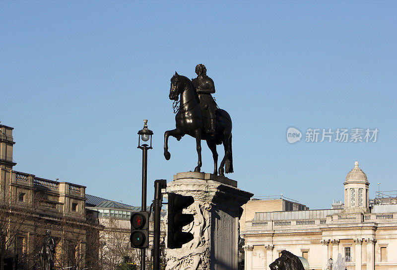 英国伦敦查尔斯一世雕像