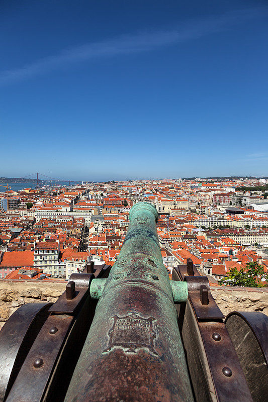 葡萄牙里斯本城上的一座卡农城堡