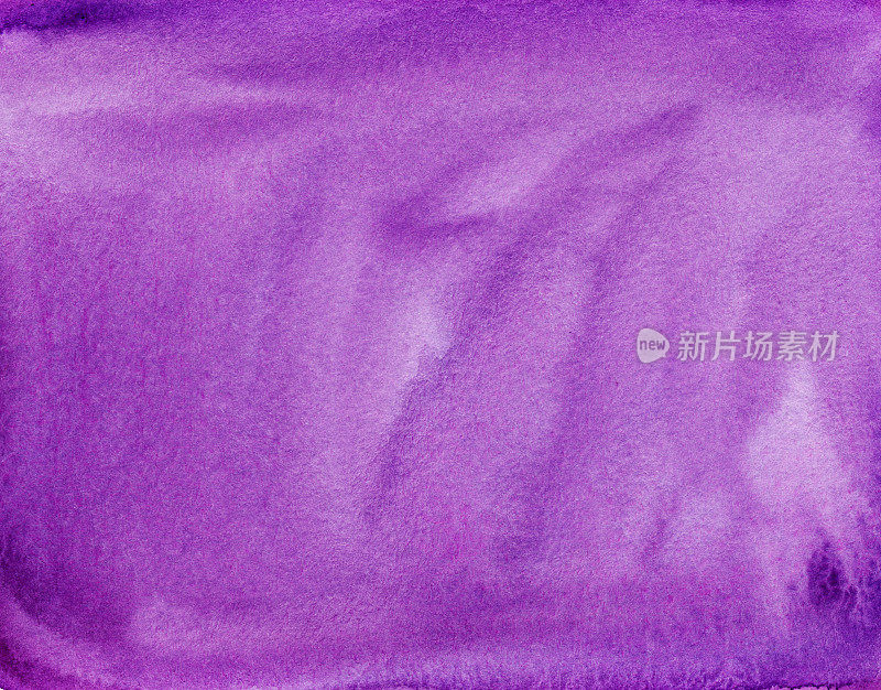 手绘紫色的背景与画笔笔触