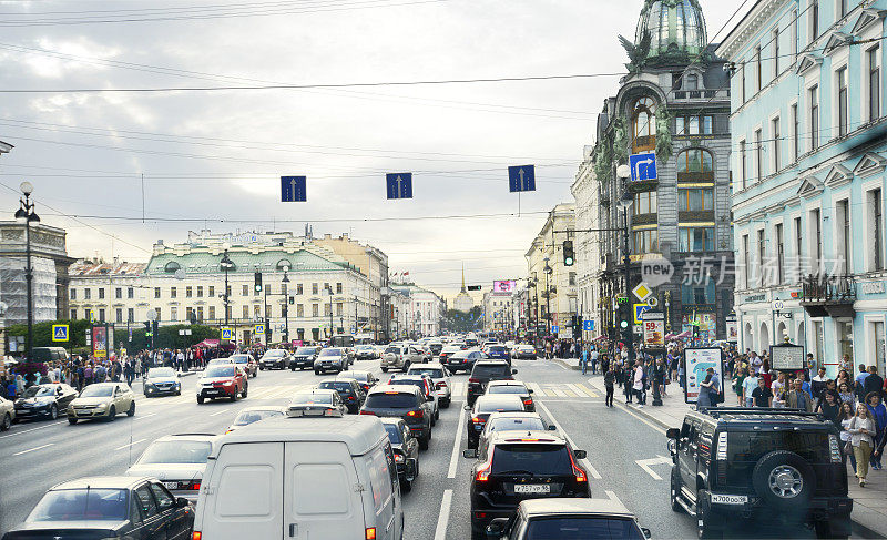 圣彼得堡的街道