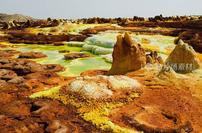 Dallol火山,埃塞俄比亚