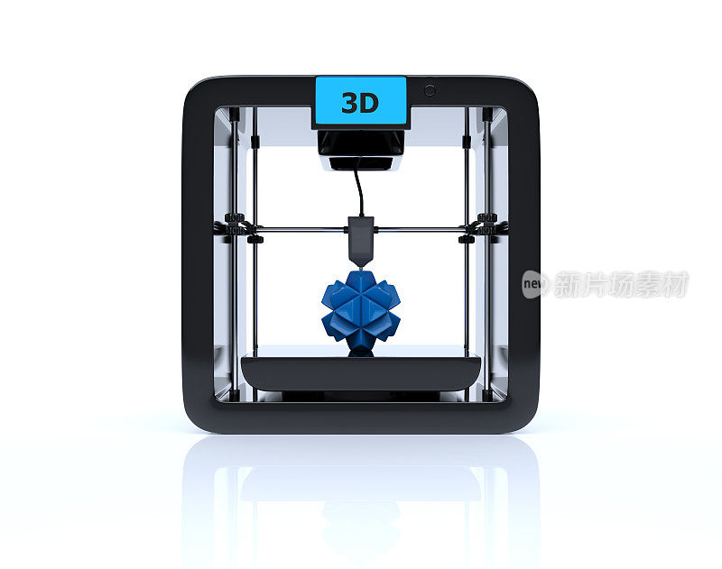 3D打印数字概念