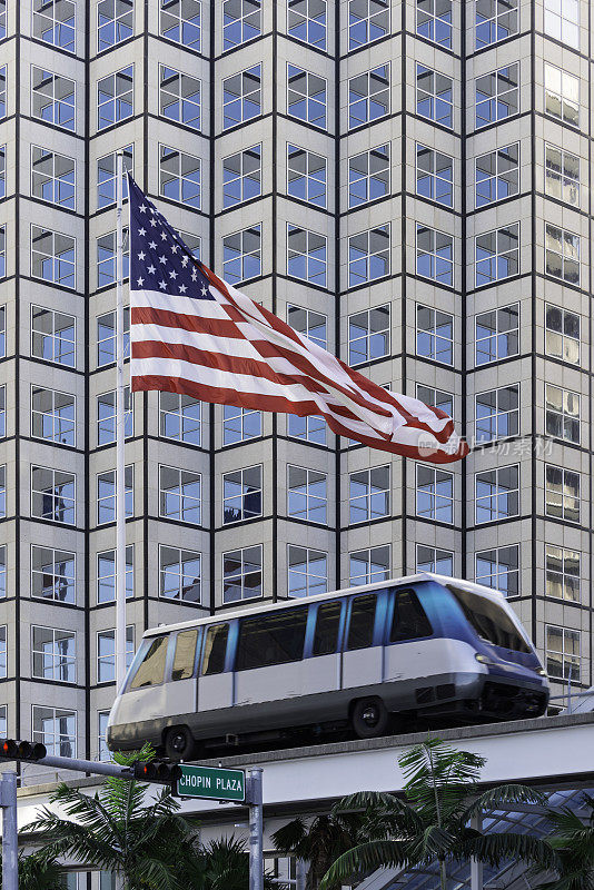 Metromover,迈阿密市中心