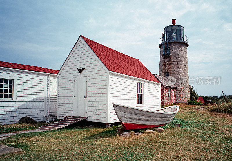 Monhegan岛灯塔