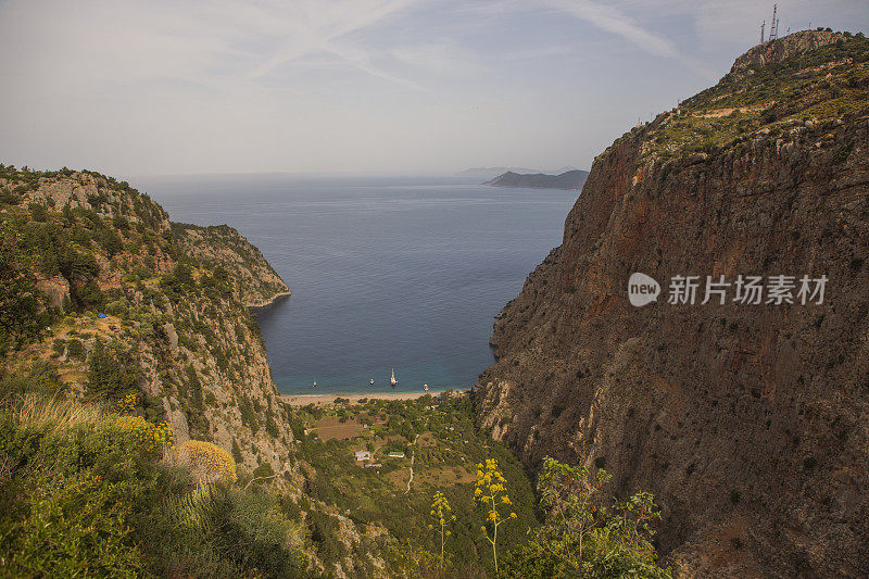 克勒贝克谷著名的度假胜地，位于地中海沿岸，靠近费提耶穆格拉土耳其