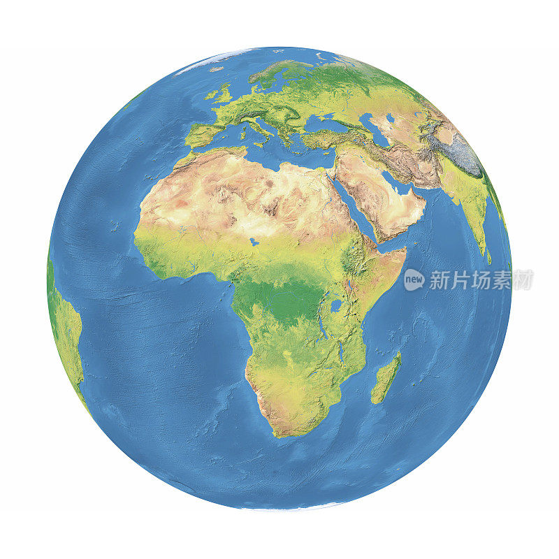地球模型:非洲的看法