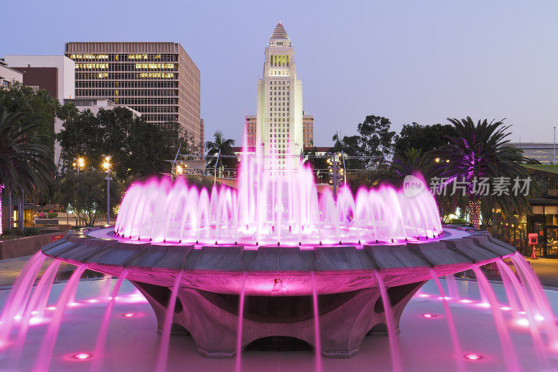 洛杉矶市政厅-大公园