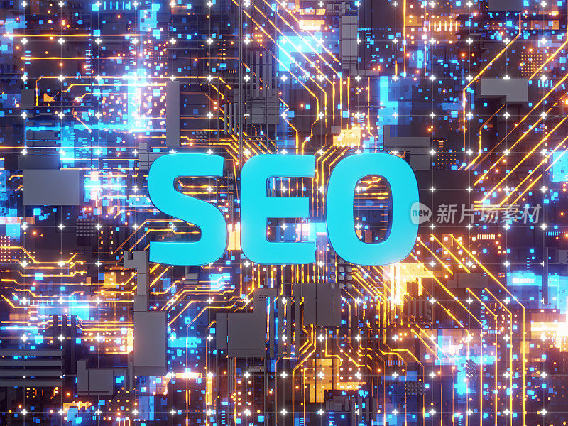 数字网络SEO和相关的互联网关键词虚拟搜索引擎优化