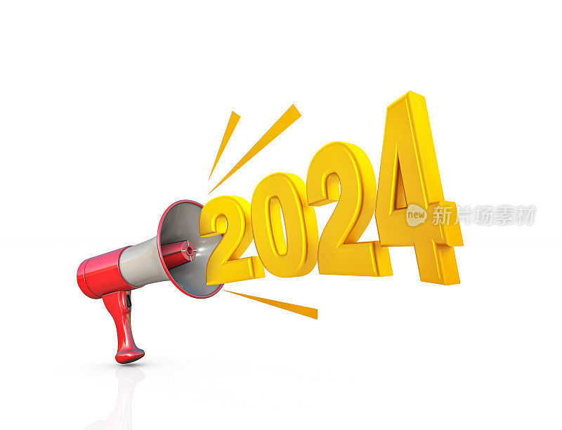 扩音器留言2024新年