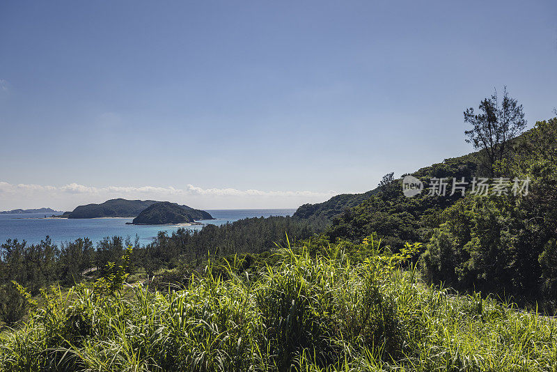 日本冲绳岛的Kerama群岛