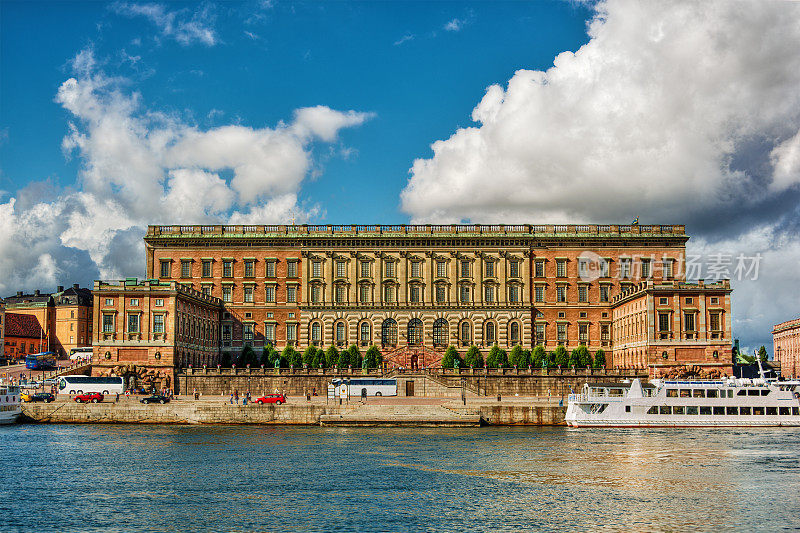 皇家宫殿在斯德哥尔摩HDR