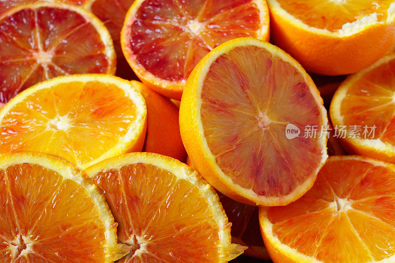 西西里橙子，柑橘汁