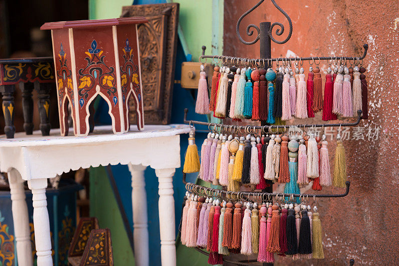 各种摩洛哥手工制品