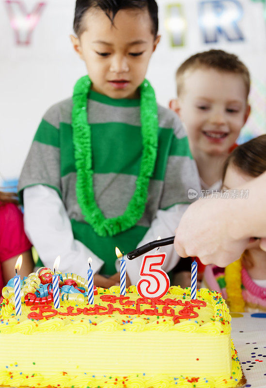 一个5岁男孩的生日聚会