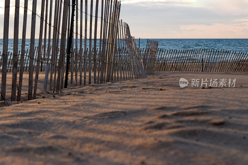 海滩上的日落