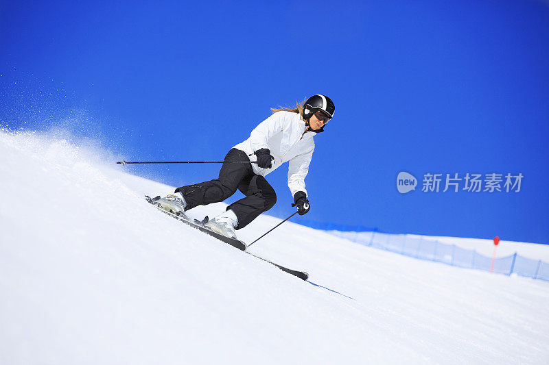 雕刻滑雪